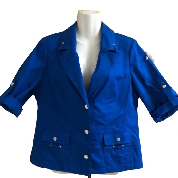 TanJay Jackets & Blazers - TanJay royal blue blazer sz 14 like new